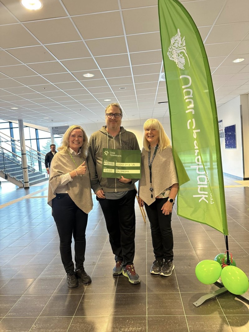 Gavemidler Ullensaker gym og turn