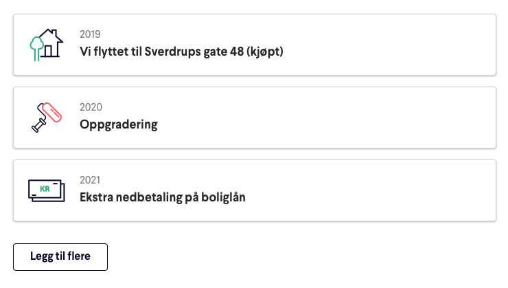 Skjermbilde fra samboerkontrakt fra Justify